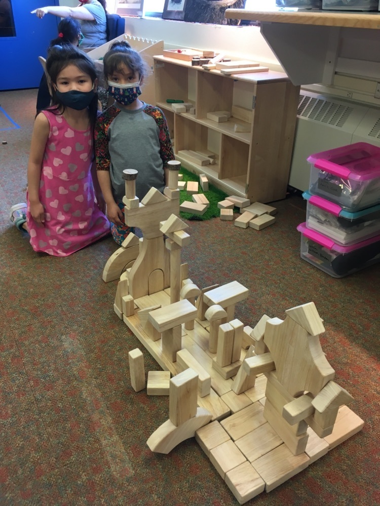 kindergarten block builders
