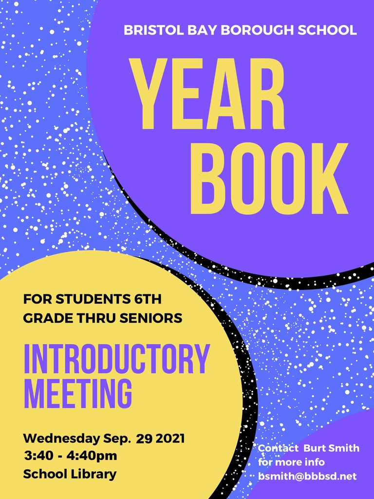 This Wednesday will be the first official meeting for yearbook!  All interested students grades 6 through seniors are welcome to come and participate.  Older students should plan on bringing their school laptops if possible.  We are looking forward to a fun and successful year!  