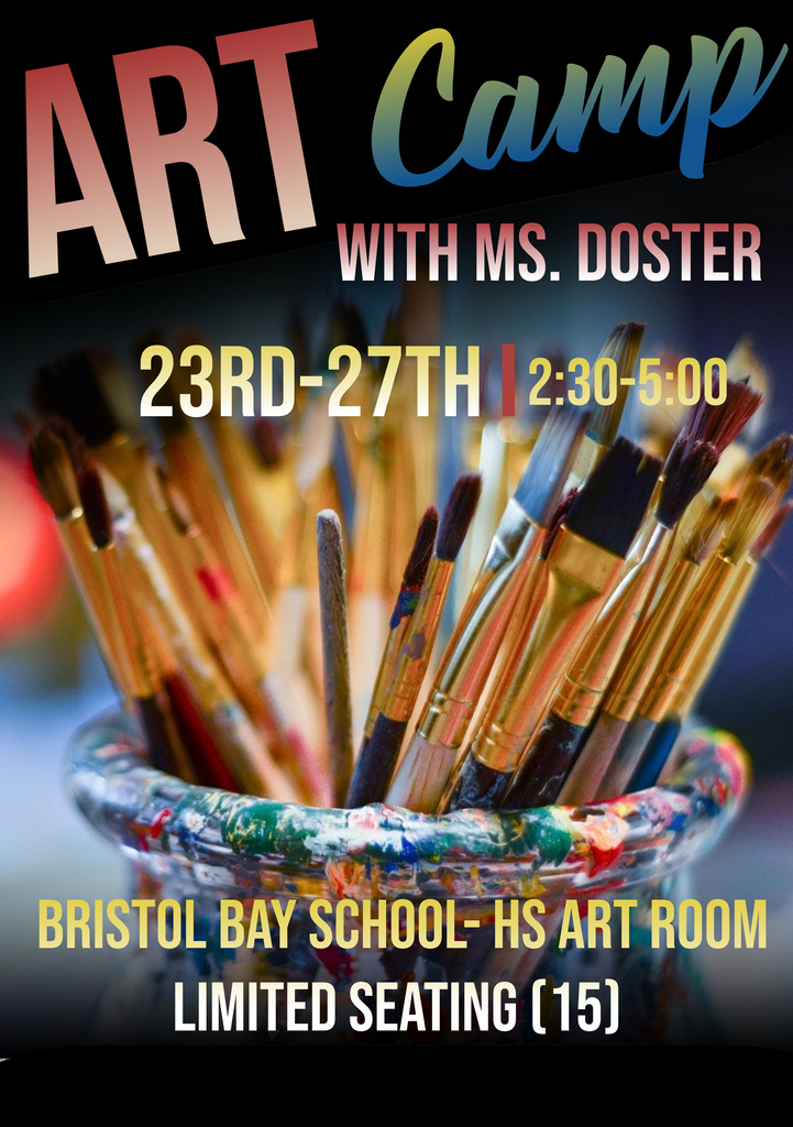 Art Camp With Ms. Doster Limited Seating